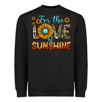 Black for the love of sunshine Heavyweight Sweatshirt - JahusDesignShop