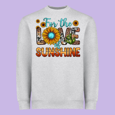 For The Love Of Sunshine Heavyweight Sweatshirt Designed By Jahusdesignshop