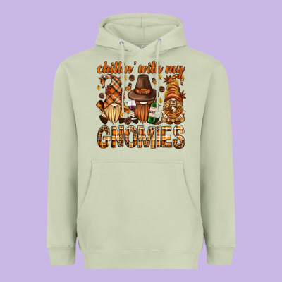 Chilling With My Gnomies Bbs Heavyweight Hoodie Designed By Bundleandbundleshop