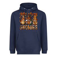 Navy chilling with my gnomies bbs Heavyweight Hoodie - BundleAndBundleShop