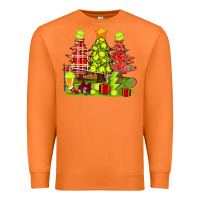 Carrot Christmas With Tennis Trees Premium Sweatshirt - BundleAndBundleShop