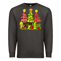 Smoke Christmas With Tennis Trees Premium Sweatshirt - BundleAndBundleShop