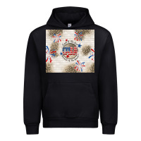 Black usa land of the free because of the brave Urban Hoodie - TumblerDesignByShophia