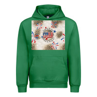 Emerald usa land of the free because of the brave Urban Hoodie - TumblerDesignByShophia