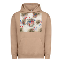 Pigment Burro usa land of the free because of the brave Urban Hoodie - TumblerDesignByShophia