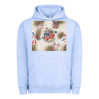 Pigment Grape Ice usa land of the free because of the brave Urban Hoodie - TumblerDesignByShophia