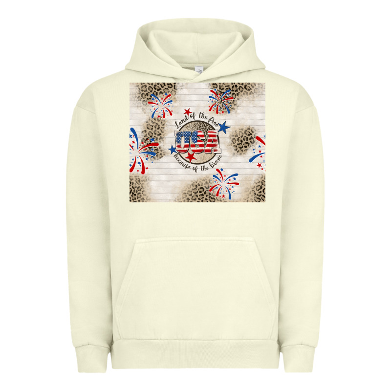 Usa Land Of The Free Because Of The Brave Urban Hoodie by TumblerDesignByShophia | Teevron