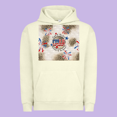 Usa Land Of The Free Because Of The Brave Urban Hoodie Designed By Tumblerdesignbyshophia