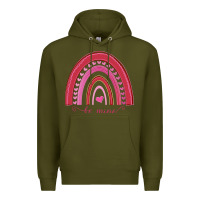 Army Green Valentines Day Rainbow Premium Hoodie - Bettercallsaul