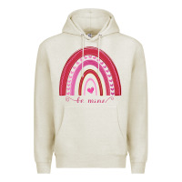 Oatmeal Heather Valentines Day Rainbow Premium Hoodie - Bettercallsaul