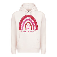 Pale Pink Valentines Day Rainbow Premium Hoodie - Bettercallsaul