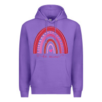 Purple Valentines Day Rainbow Premium Hoodie - Bettercallsaul