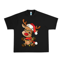 Black baby christmas reindeer Urban Heavy Tee - AdoDesignShop