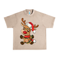 French Oak baby christmas reindeer Urban Heavy Tee - AdoDesignShop