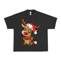 Pigment Black baby christmas reindeer Urban Heavy Tee - AdoDesignShop