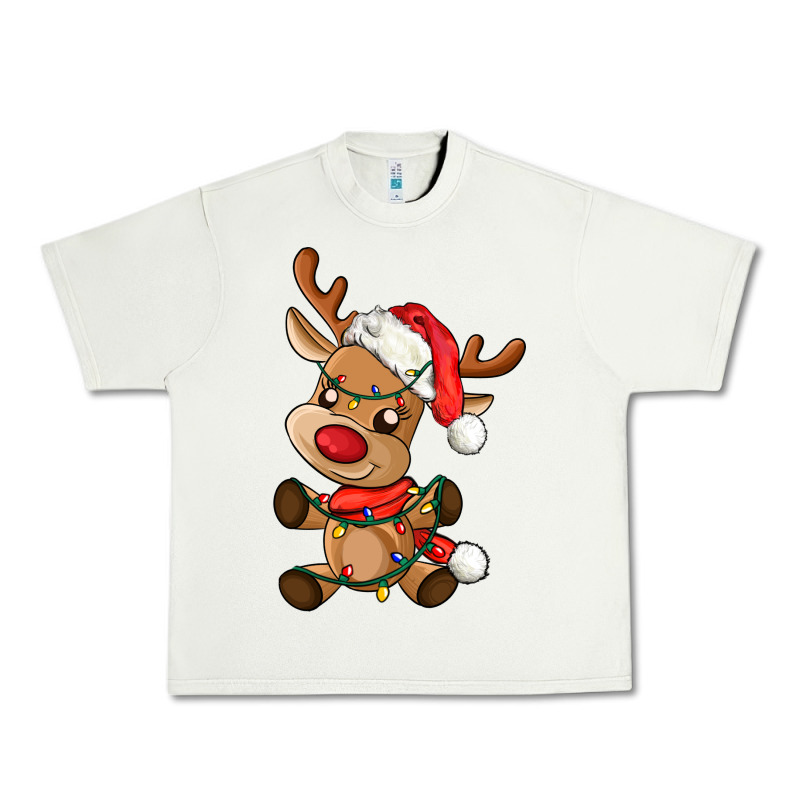 Baby Christmas Reindeer Urban Heavy Tee by AdoDesignShop | Teevron