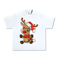White baby christmas reindeer Urban Heavy Tee - AdoDesignShop