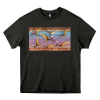 Asphalt dinosaur pterodactyl sippy cup Heavy Core Tee - Artiststas