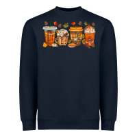 Navy western thanksgiving coffee cups bbs Heavyweight Sweatshirt - BundleAndBundleShop