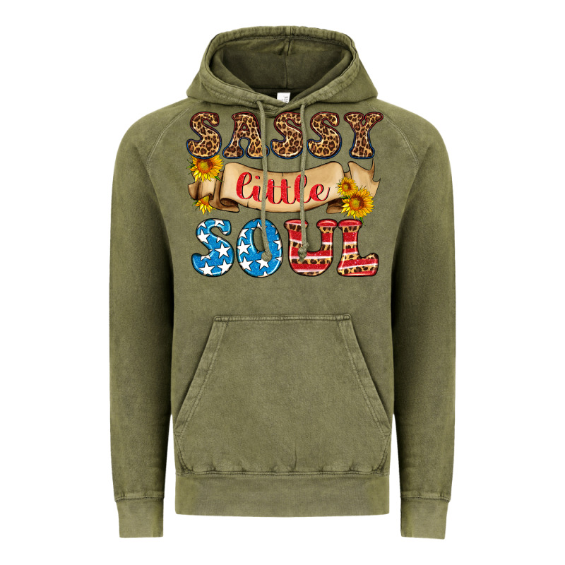 Sassy Little Soul Vintage Hoodie by HRA Design Shop | Teevron