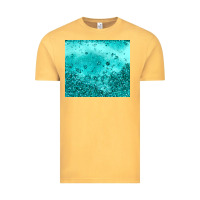 Vintage Mustard turquoise glitter Vintage Tee - JahusDesignShop
