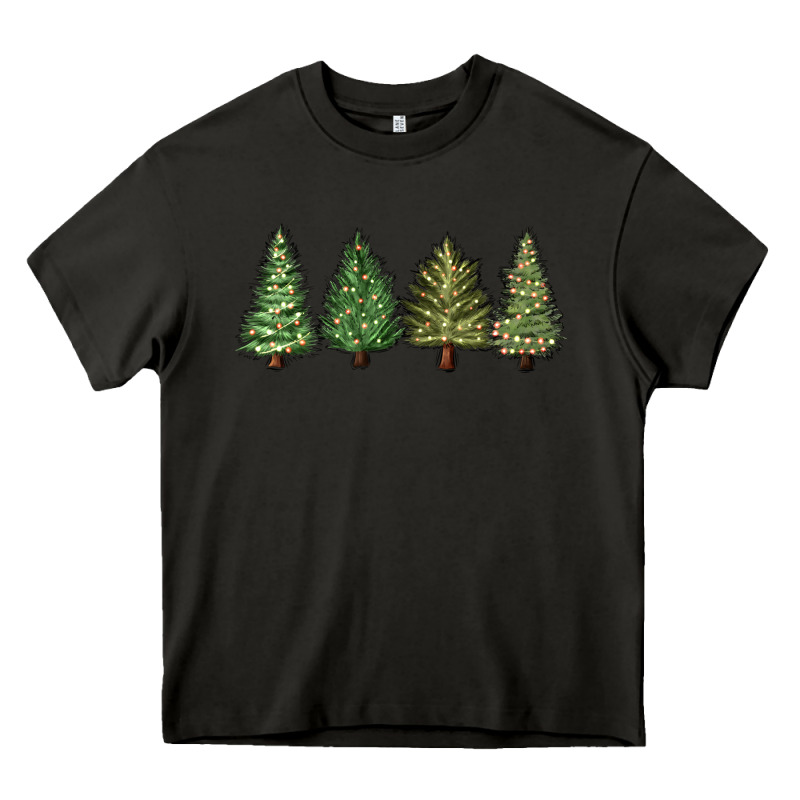 Christmas Trees Heavy Core Tee by MaliasSmallBusiness | Teevron