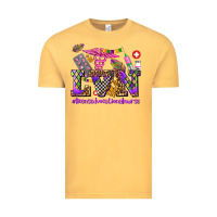 Vintage Mustard mardi gras  lvn licensed vocational nurse Vintage Tee - AdoDesignShop