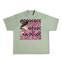 Oil Green in october we wear pink for breast cancer Urban Heavy Tee - AdoDesignShop