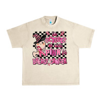 In October We Wear Pink For Breast Cancer Urban Heavy Tee | Teevron