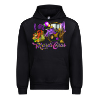Black I dig Mardi Gras Urban Hoodie - HowdyJamesFarm