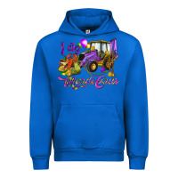 Cobalt I dig Mardi Gras Urban Hoodie - HowdyJamesFarm