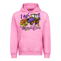 Fuchsia Pink I dig Mardi Gras Urban Hoodie - HowdyJamesFarm