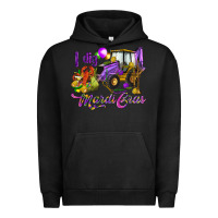 Pigment Black I dig Mardi Gras Urban Hoodie - HowdyJamesFarm
