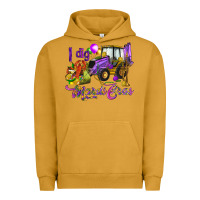 Pigment Peanut Butter I dig Mardi Gras Urban Hoodie - HowdyJamesFarm