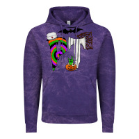 Cloud Purple pt Vintage Hoodie - CowhideDigitalArt