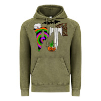 Vintage Olive pt Vintage Hoodie - CowhideDigitalArt