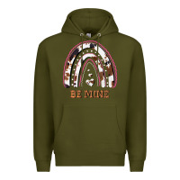Army Green Valentines Day Rainbow, Valentines Day Rainbow Cowhide, Premium Hoodie - Bettercallsaul