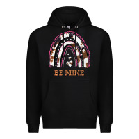 Black Valentines Day Rainbow, Valentines Day Rainbow Cowhide, Premium Hoodie - Bettercallsaul