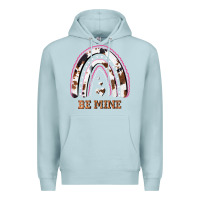 Blue Mist Valentines Day Rainbow, Valentines Day Rainbow Cowhide, Premium Hoodie - Bettercallsaul