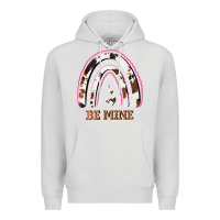Dove Grey Valentines Day Rainbow, Valentines Day Rainbow Cowhide, Premium Hoodie - Bettercallsaul