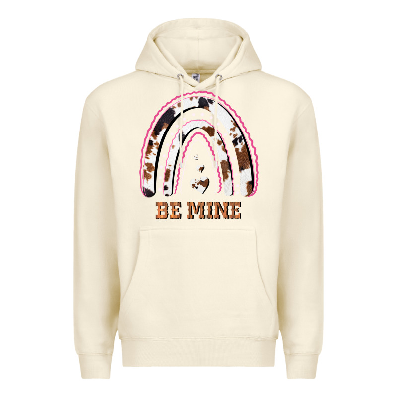 Valentines Day Rainbow, Valentines Day Rainbow Cowhide, Premium Hoodie by Bettercallsaul | Teevron