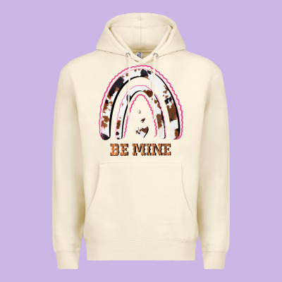 Valentines Day Rainbow, Valentines Day Rainbow Cowhide, Premium Hoodie Designed By Bettercallsaul