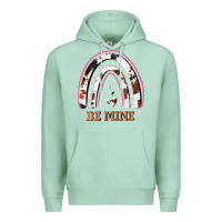 Seafoam Valentines Day Rainbow, Valentines Day Rainbow Cowhide, Premium Hoodie - Bettercallsaul