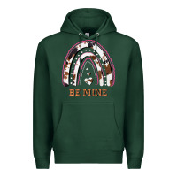 Sports Green Valentines Day Rainbow, Valentines Day Rainbow Cowhide, Premium Hoodie - Bettercallsaul