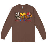 Chestnut peace love country american texas flag boots Long Sleeve Tee - AdoDesignShop
