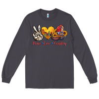 Smoke peace love country american texas flag boots Long Sleeve Tee - AdoDesignShop