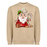 Mushroom santa coffee Heavyweight Sweatshirt - JahusDesignShop