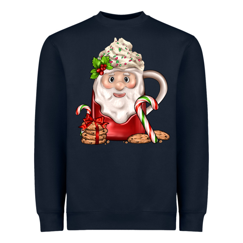 Santa Coffee Heavyweight Sweatshirt by JahusDesignShop | Teevron