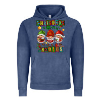 Vintage Denim christmas with my gnomies Vintage Hoodie - FaDigitalArtStudio