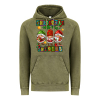 Vintage Olive christmas with my gnomies Vintage Hoodie - FaDigitalArtStudio